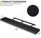 Fun Memories 48 Inch Floating Shelves