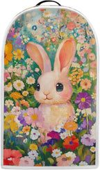 Blender Covers for Kitchen Food Processor Cover with Handle, Dust Covers for Kitchen Appliances Stand Mixer or Coffee Maker Appliance Cover, Colorful Daisy Rabbit