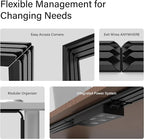 Yagee Cable Manager Self-Adhesive Kit,Spliced Installation for All Types of Office Cable Management,Customized Cable Outlet,All-in-one Desktop Cable Manager Kit.