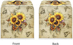 Mumeson Butterfly Sunflower Coffee Maker Cover, Universal Waterproof and Dustproof Cover for Home Garage Office Pouch with Duarble Handle Kitchen Appliance Covers