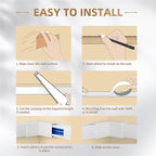 Delamu Cable Hider, 315in Cord Covers for Wires on Wall, One-Cord Cord Hider, Paintable Wire Hiders Wire Covers for Cords, Cable Management for Hiding 3-4 Wires, 20x L15.7 W0.1.18 H0.60in, White