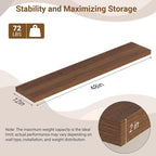 48 Inch Floating Shelves, 12 Inch Deep Floating Shelves