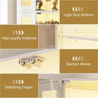 PAKASEPT Corner Display Curio Cabinet