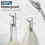 pickpiff Wall Hooks for Coat and Towel: 13LB Strong Adhesive Door Hanger Stick on, Brushed Nickel,12 Pack