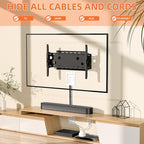 in Wall Cable Concealer Kit with Brush Wall Plate,Recessed Outlet Box,9ft Cord,2 Gang Pass Through Wire Hider for TV Cable Management,HDMI Cables and Home Theater Systems