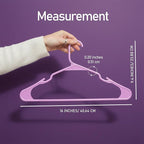 Utopia Home - Plastic Hangers 50 Pack - Space Saving Clothes Hanger - Durable and Strong Closet Organizers and Storage Makes It Ideal Stocking Stuffers or Apartment or Dorm Room Essentials (Pink)