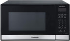 Panasonic NN-SB458S Compact Microwave Oven, 0.9 cu.ft., Stainless Steel/Silver