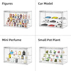 Clear Acrylic Display Case for Collectibles 3 Layer Hobby Figure Display Case