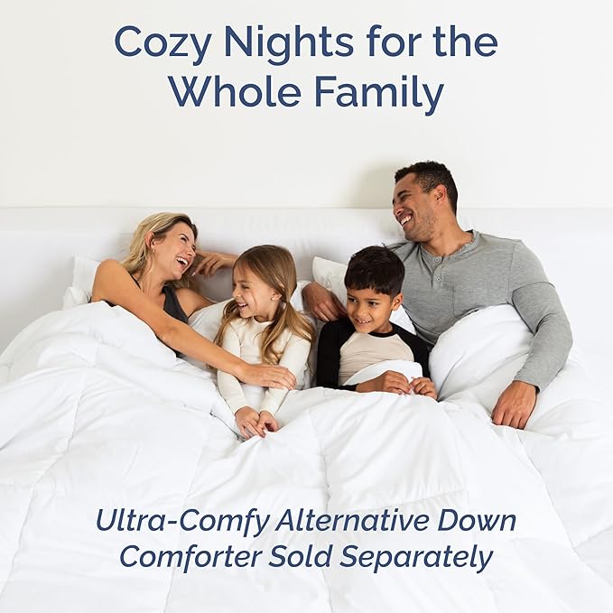 CGK Unlimited 4 Piece Sheet Set - Comfy Breathable & Cooling Sheets - Hotel Luxury Bed Sheets for Women, Men, Kids & Teens - Deep Pockets, Easy-Fit, Soft & Wrinkle Free Sheets - Queen, 01 - White