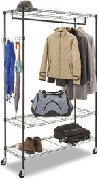 Alera Wire Shelving Garment Rack (Black)
