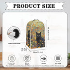 Talayituse Cat Flower Print Blender Cover Kitchen Appliance Covers Stand Mixer or Coffee Juice Machine Blender Dust Cover and Fingerprint Protection