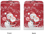 Coffee Maker Cover for Kitchen Counter Christmas Santa Claus Coffee Machine Dust Cover Keep Kitchen Appliance Clean