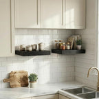 Dreamland Floating Shelves for Wall, Small Deep Floating Shelf Square Wall Shelf