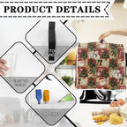 Christmas Stand Mixer Cover 6-8Qt Retro Mixer Cover Washable Anti-Stain Appliance Covers for Kitchen Counter Mixer Parts & Accessories Christmas Decor Gift for Friends