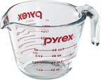 Pyrex Prepware 2-Piece Glass Measuring Set, 1 and 2-Cup, 2 Pack, Clear