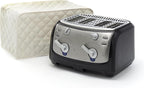 Covermates Keepsakes Toaster Cover - Dust Protection - Stain Resistant - Washable Appliance Cover, Cream