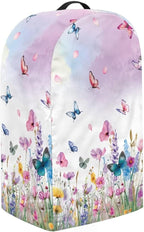 Drawstring Blender Dust Cover for Kitchen Small Appliance Decor, Colorful Floral Butterfly Anti Fingerprint Oil-proof Dust Proof Stand Mixer Juicer Soy Milk Machine Cover