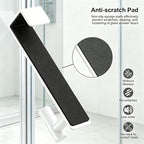 HUFEEOH 2-Pack Over The Door Hooks, Stainless Steel Door Hanger for Towels & Coats, Bathroom Towel Rack Coat Rack, Tool-Free Hooks for Hanging (White, Fits 1-3/4" Thick Door -T Shape 2 Pack)