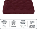 Royal Sleep Products by The Futon Factory 6 inch Foam Futon Mattress - Solid Royal Blue Cover - Full Size - CertiPUR Certified Foams - Made in USA - (Frame not Included)