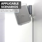 shinfly 189in Cord Hider Kit, Paintable Cable Raceway for Wall Mounted TV, Cord Covers for Wires on Wall, Wire Hider for TV Cables, White, 0.59” W x 0.35” H (15.75in x 12-Pack)