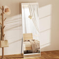 NEWBULIG 64"x21" Full Length Mirror, Full Body Floor Mirror with Aluminum Alloy Thin Frame, Wall or Standing Mirror for Bedroom, Living Room, Dressing Room, Silver
