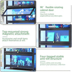 Display Cabinet with Acrylic Glass Doors 67.7'' Tall Curio Cabinet