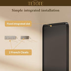 TETOTE Black Bathroom Mirror 24 x 32 Matte Black Metal Framed Vanity Mirror, Tempered Glass, Wall Mounted for Bathroom, Entryway, Bedroom, Living Room(Horizontal/Vertical)