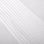 Valea Home Bed Skirt with Stitch on White Dust Ruffle with Split Corner, Durable Elegant Luxury Queen 14-inch Drop