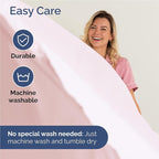 Twin XL Size 3 Piece Sheet Set - Comfy Breathable & Cooling Bed Sheets Set - Hotel Luxury Bedding for Women, Men, Kids, Teens, Boys & Girls - Deep Pockets and Wrinkle Free - Oeko-Tex - Lavender Pink