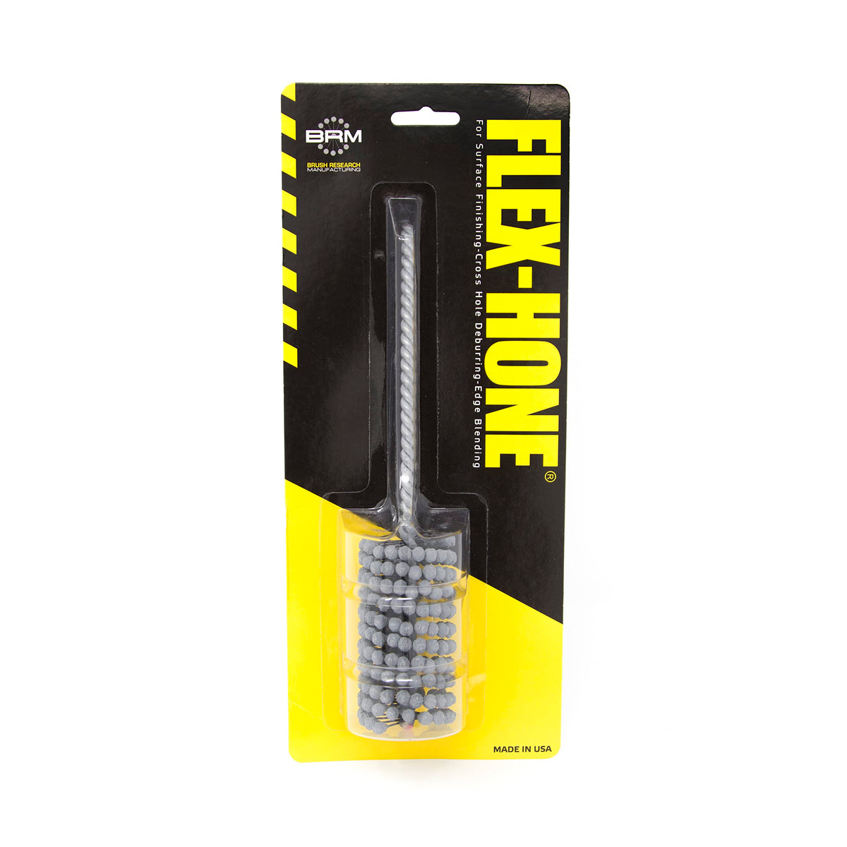 Brush Research BC13812 FLEX-HONE®, 1-3/8" (35mm) Diameter, 120 Grit, Silicon Carbide, For Mild Steel, Stainless Steel, Cast Iron and Softer Ferrous Materials