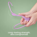 Utopia Home - Plastic Hangers 50 Pack - Space Saving Clothes Hanger - Durable and Strong Closet Organizers and Storage Makes It Ideal Stocking Stuffers or Apartment or Dorm Room Essentials (Pink)