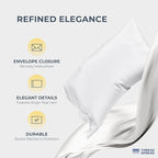 THREAD SPREAD 100% Egyptian Cotton Sheets California King Size - 1500 Thread Count 4 PC Cal King Sheets Egyptian Cotton, Soft, Cooling Sateen Sheet, High Thread Count Sheet California King - White