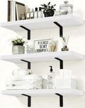 Easy Install Floating Shelves, 15.7 Inch Wall Mounted Wood Shelf, Hanging Shelf