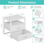 BOLUO White Closet Drawers with Open Shelf for Closet Organizers and Storage Bedroom Dorm Modern Large