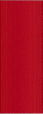 Ottomanson 2'7" x 23' Hallway Runner with Scraper Pile Extra Durable Non-Slip Rug Mat for Indoor & Outdoor Use - Ideal for Kitchen, Entryway, Patio & Garage - High-Traffic Carpet, Red
