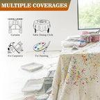 All Purpose Canvas Drop Cloths - Drop Cloth for Painting, Floor Cover, Heavy Duty Protection for Furniture & Surfaces, Reusable Painters Canvas Tarp for Renovation & Home (9x12 Feet)