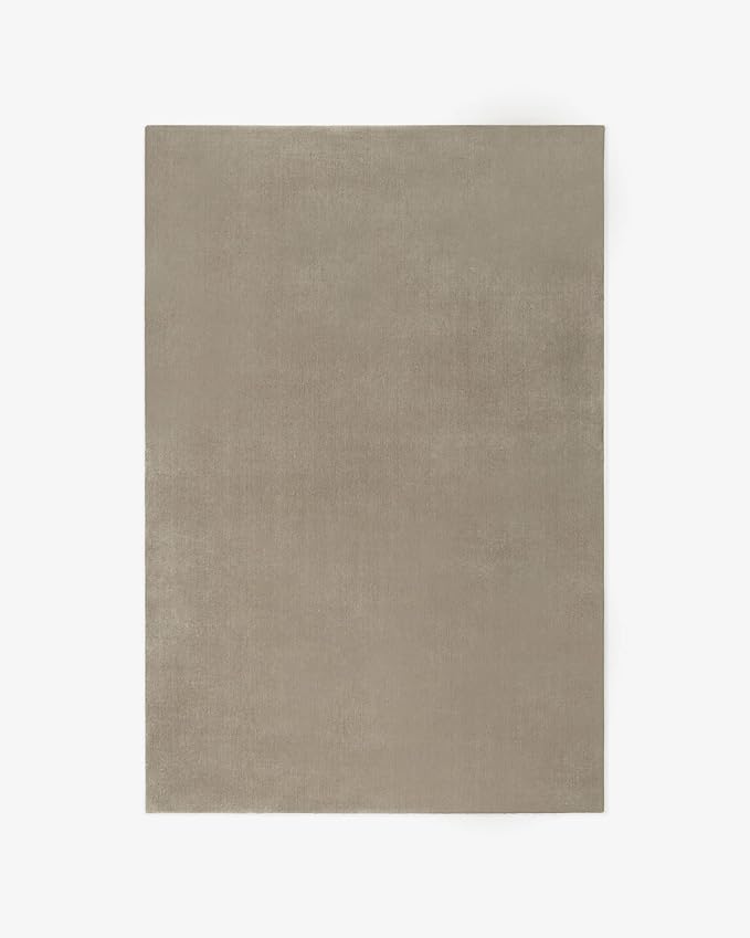 Hand-Tufted Wool Runner Area Rug – Soft Premium Wool Carpet for Living Room, Bedroom & Home Décor – 2.6X13 ft| Warm Grey – Durable, Non-Slip Backing, Handcrafted Rug