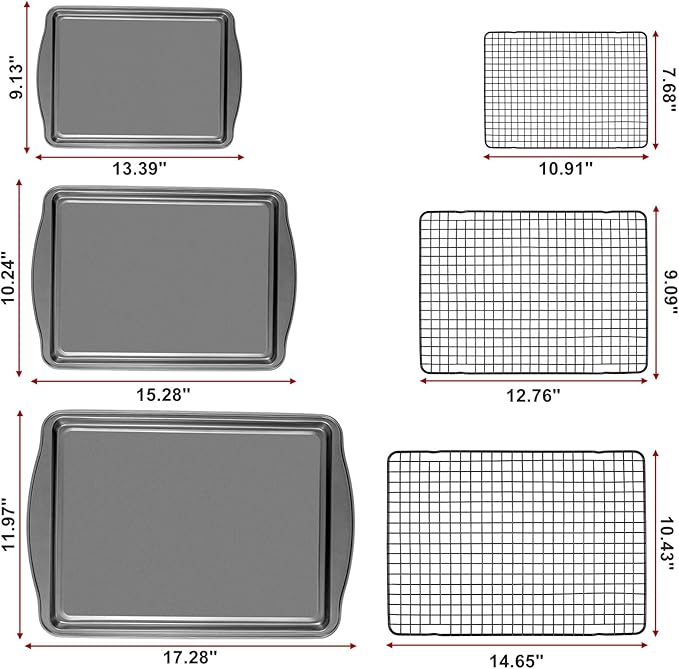 Hunnycook Baking Sheet with Rack Set