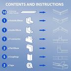 Cord Covers for Wires, Large Cord Hider for Wall Mount TV, White Cable Covers, Hide Cords, 10 x L15.7in W1.54in H0.74in