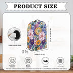 Boho Flower Bright Blossom Countertop Blender Cover Kitchen Appliance Dust Protection Cover Anti Fingerprint Easy to Clean Standard Countertop Blender Appliance, Machine Washable