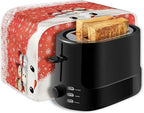 Christmas Snowman Printed Toaster Cover - Anti-Dust & Fingerprint, Snowflake Print Toaster Covers for Kitchen Small Appliance & Microwave Oven Decor Accessories