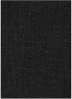 BOWERY HILL Full Linen Fabric Futon in Charcoal Gray-Frame Not Included