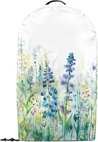 Blue Green Floral Coffee Machine Dust Cover Appliance Dust Covers Anti Fingerprint Polyester Dust Proof Blender Cover for Home Kitchen Blender Juicer Dust Cover