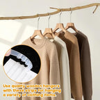 200 Pcs Non-Slip Rubber Hanger Grips – Clear Adhesive Clothes Hanger Strips for Wooden Hangers, Durable Anti-Slip Clothing Accessories for Home, Hotels, and Stores