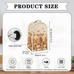 Highland Cow Blender Cover for Kitchen Small Appliance Dust Cover Fall Kitchen Decor Food Processor Dustproof Covers with Handle Blender Protection Accessories, Maple Leaf