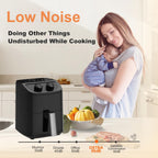 OSTBA 2.5QT Small Air Fryer for 1–2 People, Compact Mini Air Fryer