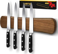 Swaitee Magnetic Knife Holder for Wall, 10 Inch Acacia Wood Magnetic Knife Strip, Kitchen Storage Organizer, Fridge Side Mount, Housewarming Gifts for New Home