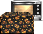 Microwave Oven Dust Cover, Halloween Pumpkin Protective Dust Cover for Microwave Oven Multifunction Greaseproof Covers Kitchen Protector Kitchen Accessories for Microwaves Ovens