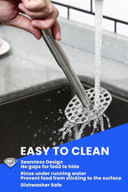 316L Stainless Steel Potato Masher, Dishwasher Safe, Bean Masher