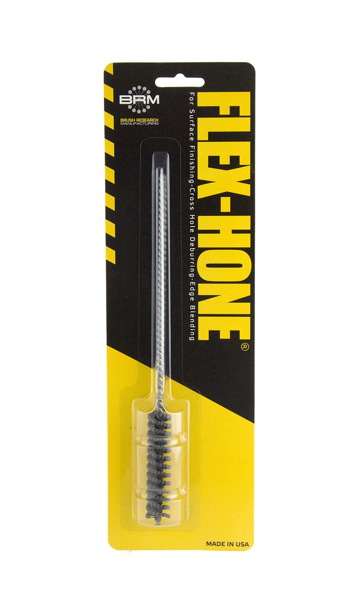 Brush Research BC10M12 FLEX-HONE®, 0.394" (10mm) Diameter, 120 Grit, Silicon Carbide, for Mild Steel, Stainless Steel, Cast Iron and Softer Ferrous Materials